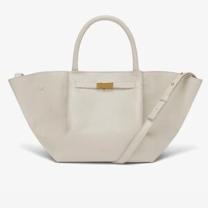 DEMELLIER | The Midi New York Bag (Off-White Small Grain)